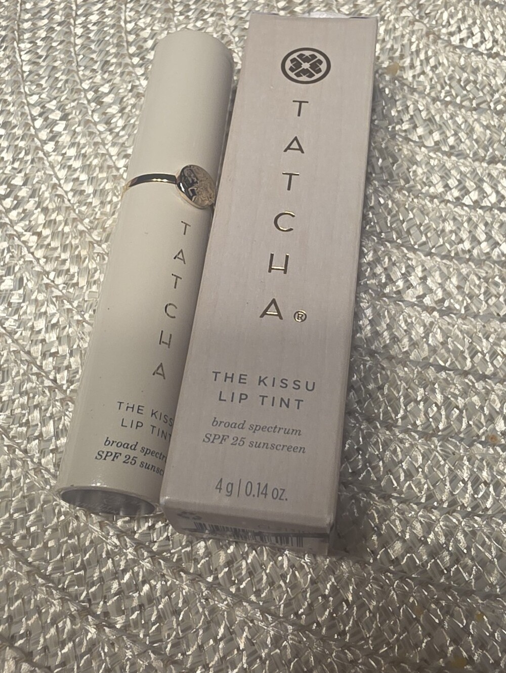Tatcha Plum Blossom Coral Pink Lipstick SPF 25 (New)